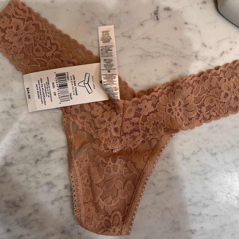 Hanky Panky low rise underwear. 8 pairs. $15 per pair. Nude. New with tags